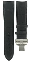 Paski i części Pasek Skórzany Tissot Czarny XS 23mm Couturier z Zapięciem Motylkowym T600028581