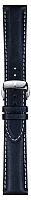 Paski i części Pasek Skórzany Tissot Niebieski 20mm Gentleman z Zapięciem Motylkowym T600045689