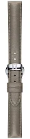 Paski i części Pasek Skórzany Tissot Szary 15mm z Zapięciem Motylkowym T-My Lady T600046071
