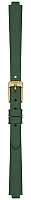 Paski i części Pasek Skórzany Tissot Zielony 10mm Lovely Round T600048096