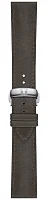 Paski i części Pasek Skórzany Tissot Zielony 22mm Chemin des Tourelles z Zapięciem Motylkowym T600048720