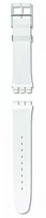 Paski i części Pasek Swatch New Gent Biały LOOK THROUGH ASUOK105