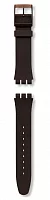 Paski i części Pasek Swatch New Gent 20mm Brązowy ASUOC700