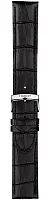 Paski i części Pasek Skórzany Tissot Czarny 21mm Everytime Swissmatic T600041275