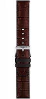 Paski i części Pasek Tissot Brązowy Hybrydowy 22mm T852046767