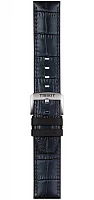 Paski i części Pasek Tissot Niebieski Hybrydowy 22mm T852046765