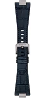Paski i części Pasek Skórzany Tissot Granatowy 27mm PRX 40 T852047701