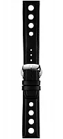 Paski i części Pasek Skórzany Tissot Czarny 20mm z Zapięciem Motylkowym PR516 T852037163