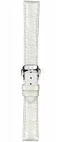 Paski i części Pasek Skórzany Tissot Biały 16mm z Zapięciem Motylkowym Chemin Des Tourelles T852036795