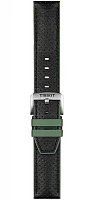 Paski i części Pasek Tissot Zielony Hybrydowy 22mm T852046787