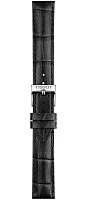 Paski i części Pasek Tissot Szary Skórzany 16mm T852047924