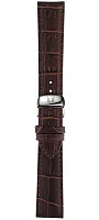 Paski i części Pasek Skórzany Tissot Brązowy 20mm z Zapięciem Motylkowym Tradition T600031946