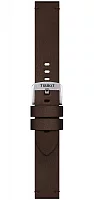 Paski i części Pasek Tissot Brązowy Syntetyczny 20mm T852048215