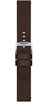 Paski i części Pasek Tissot Brązowy Syntetyczny 22mm T852048221
