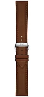 Paski i części Pasek Skórzany Tissot Brązowy 22mm z Zapięciem Motylkowym Chemin Des Tourelles T600048721
