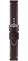 Paski i części Pasek Skórzany Tissot Brązowy 22mm Chrono XL T600041405