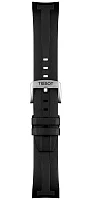 Paski i części Pasek Gumowy Tissot Czarny 22mm Seastar 2000 Professional T603046865