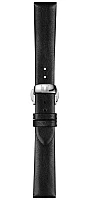 Paski i części Pasek Skórzany Tissot Czarny 16mm z Zapięciem Motylkowym Glendora T600045318