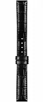 Paski i części Pasek Skórzany Tissot Czarny 15mm Goldrun T610047863