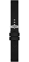 Paski i części Pasek Tissot Czarny Syntetyczny 20mm T852048219