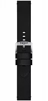 Paski i części Pasek Tissot Czarny Syntetyczny 22mm T852048225