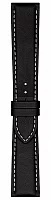 Paski i części Pasek Skórzany Tissot Czarny 21mm Gentleman T610044600