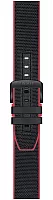 Paski i części Pasek Gumowy Tissot Czarno-Czerwony 22mm Supersport, Chrono XL T604045724