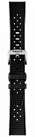 Paski i części Pasek Tissot Gumowy Czarny 20mm T852049628