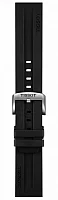 Paski i części Pasek Tissot Gumowy Czarny 22mm T852047708