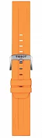 Paski i części Pasek Tissot Pomarańczowy Gumowy 22mm T852047918
