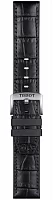 Paski i części Pasek Tissot Czarny Hybrydowy 22mm T852046761