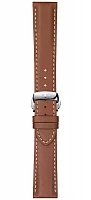 Paski i części Pasek Skórzany Tissot Jasnobrązowy 20mm z Zapięciem Motylkowym Gentelman T600043762