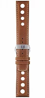 Paski i części Pasek Skórzany Tissot Jasnobrązowy 22mm z Zapięciem Motylkowym Heritage T600045137