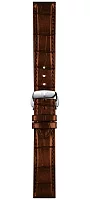 Paski i części Pasek Skórzany Tissot Brązowy 19mm z Zapięciem Motylkowym Le Locle T604047475