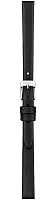 Paski i części Pasek Skórzany Tissot Czarny 9mm Lovely Square T600043159