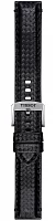 Paski i części Pasek Tissot Czarny Materiałowy 20mm T852046829