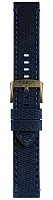 Paski i części Pasek Materiałowy Tissot Granatowy 22mm Chrono XL T604043389