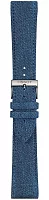 Paski i części Pasek Tissot Niebieski Materiałowy 22mm T852046781