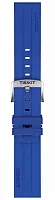 Paski i części Pasek Tissot Niebieski Gumowy 22mm T852051021