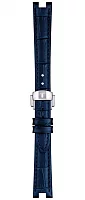 Paski i części Pasek Skórzany Tissot Niebieski 14mm z Zapięciem Motylkowym Bellissima T600047888