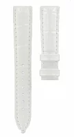Paski i części Pasek Skórzany Tissot Biały 16mm PRC 200 Lady T610033919