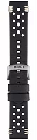 Paski i części Pasek Tissot Czarny Skórzany 22mm T852046810
