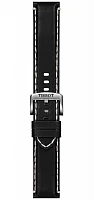 Paski i części Pasek Skórzany Tissot Czarny 22mm Supersport T600044982