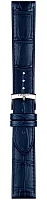 Paski i części Pasek Skórzany Tissot Niebieski 20mm Carson T852041534