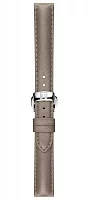Paski i części Pasek Skórzany Tissot Szary 15mm z Zapięciem Motylkowym T-My Lady T600046071