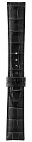 Paski i części Pasek Skórzany Tissot Czarny 20mm Tradition Visodate T610029775
