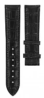 Paski i części Pasek Skórzany Tissot Czarny XL 20mm Visodate T600013471