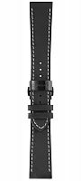 Paski i części Pasek Materiałowy Certina Czarny 21mm z Zapięciem Motylkowym DS Automatic 1968 A05 Valjoux C600023199