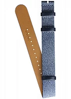 Paski i części Pasek Materiałowy Longines NATO Niebieski 19mm Heritage Classic L682158146