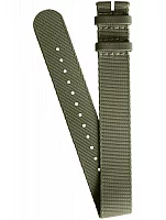 Paski i części Pasek Materiałowy Longines NATO Zielony 19mm Heritage L682154996